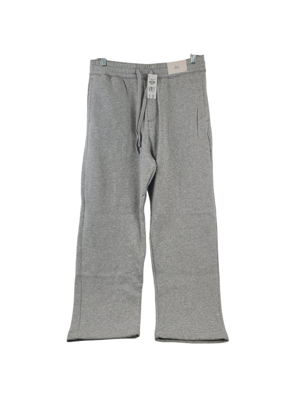 NEW Hollister Baggy Gray Sweatpants With Drawstring Waist & Pockets - Size M